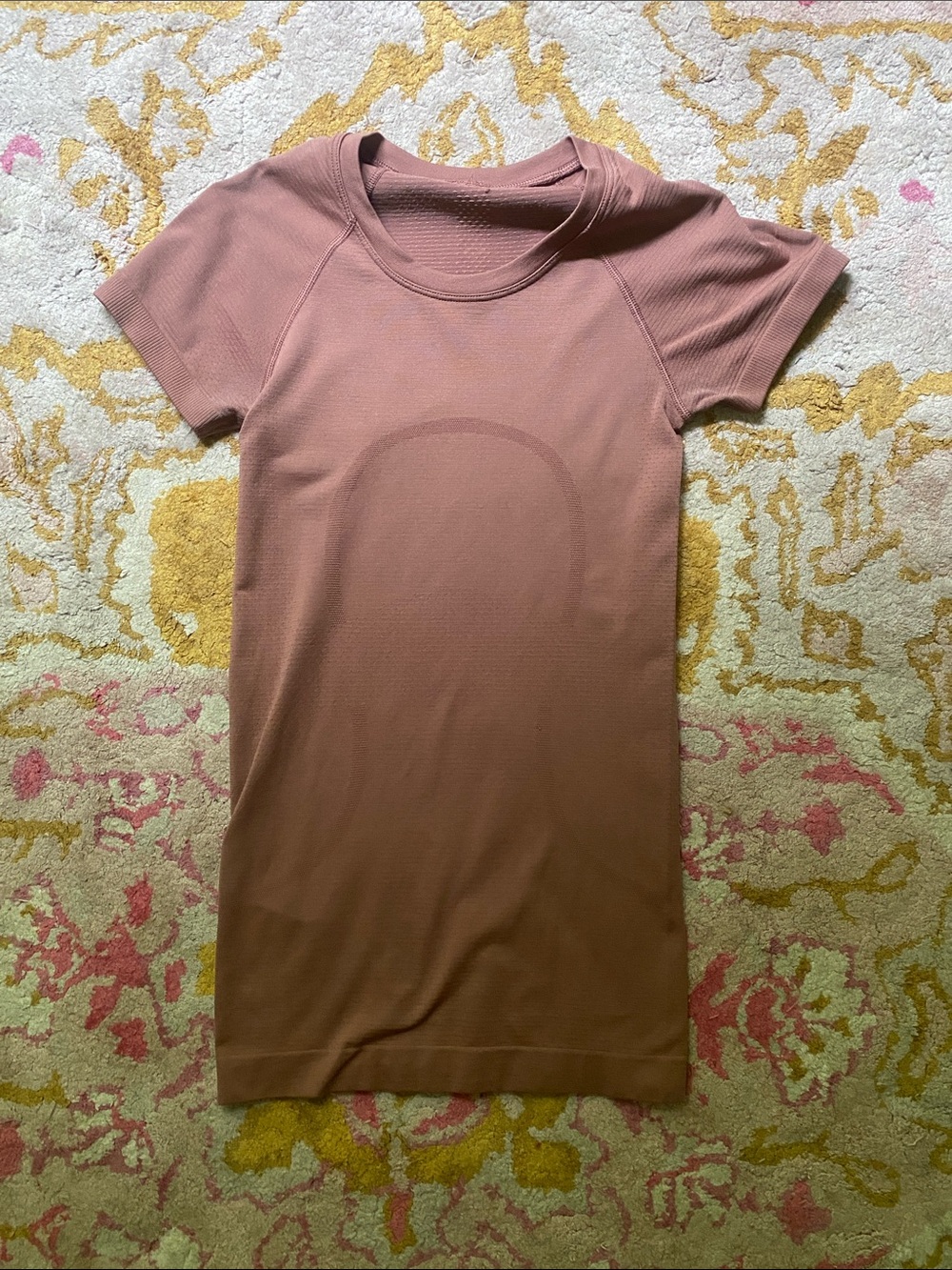 lululemon athletica Short-Sleeve Seamless Top - Dusty Rose Mauve